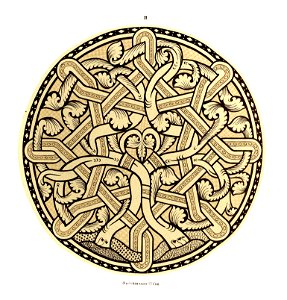 Heiligenkreuz Kreuzgang Glasfenster Rund III