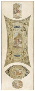 Hector d' Espouy - Esquisse pour la galerie Lobau de l'Hôtel de Ville de Paris , Le concert - PPP4011 - Musée des Beaux-Arts de la ville de Paris