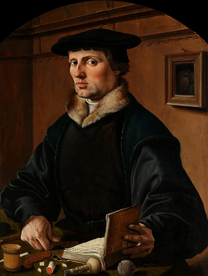 Maarten van Heemskerck - Portretten van een echtpaar, mogelijk Pieter Gerritsz Bicker en Anna Codde - SK-A-3518 - Rijksmuseum