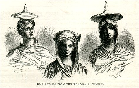 Head-dresses from the Tanagra figurines - Mahaffy John Pentland - 1890