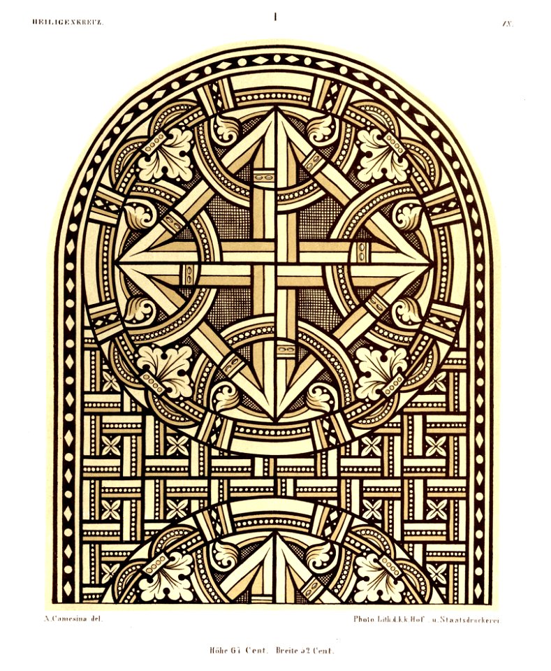 Heiligenkreuz Kreuzgang Glasfenster I