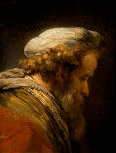Head of a Man in a Turban, Rembrandt van Rijn, 1661, Agnes Etherington Art Center