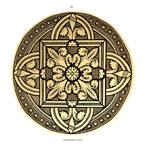 Heiligenkreuz Kreuzgang Glasfenster Rund IV