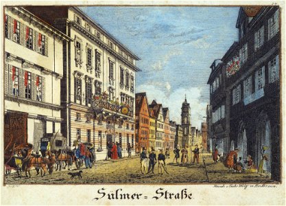 Heilbronn Suelmerstrasse Gebrueder Wolff 1845