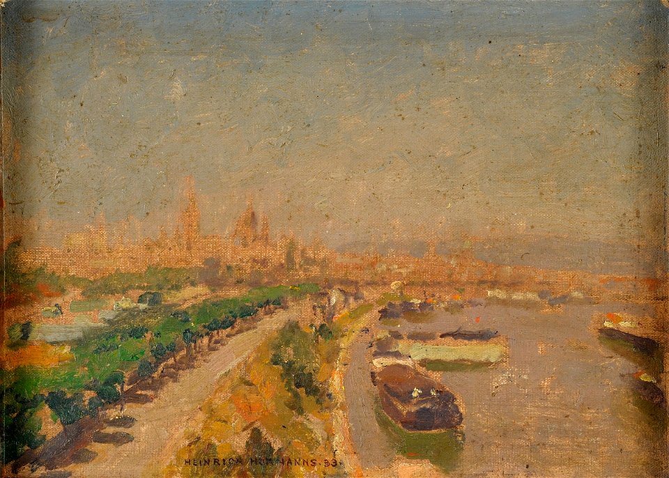 Heinrich Hermanns Blick auf Mainz