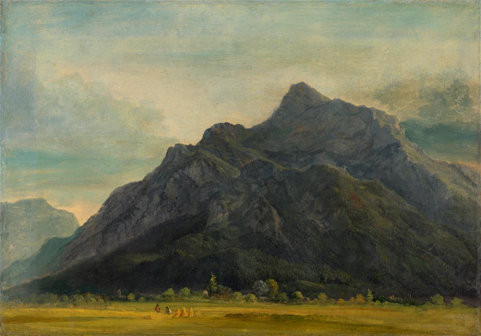 Heinrich Bürkel - Der Untersberg bei Salzburg - G 4969 - Lenbachhaus