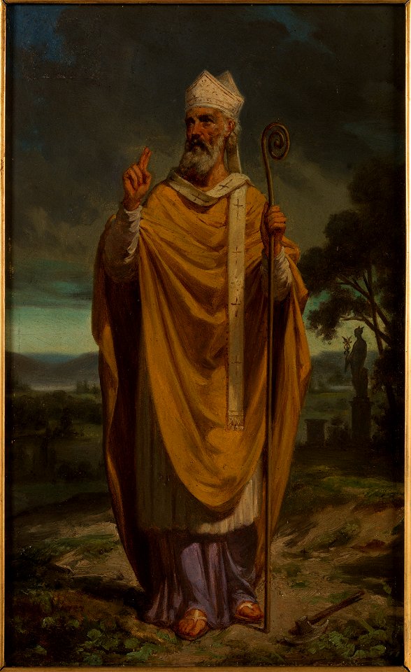 Hector Jean Louis Viger-Duvigneau - Esquisse pour l'église de Dugny , Saint Denis - PPP4805 - Musée des Beaux-Arts de la ville de Paris