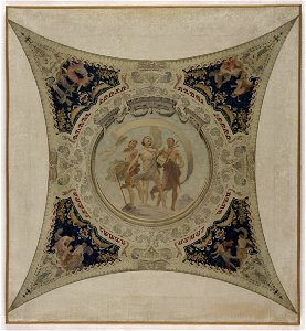 Hector d' Espouy - Esquisse pour la galerie Lobau de l'Hôtel de Ville de Paris , Apollon - PPP4009 - Musée des Beaux-Arts de la ville de Paris