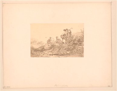 Heimwärts) - L. Richter 1866 ; (nach der Originalzeichnung von Ludwig Richter ; photogr. von F. & O. Brockmann in Dresden) LCCN2017650402