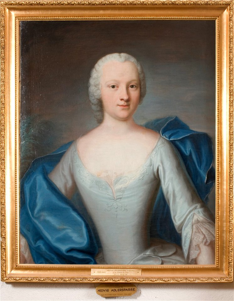 Hedvig Adlersparre, 1729-1815 (Johan Joachim Streng) - Nationalmuseum - 15873