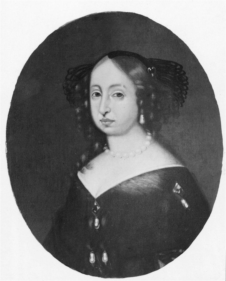 Hedvig Eleonora, 1636-1715, drottning av Sverige prinsessa av Holstein-Gottorp - Nationalmuseum - 15003