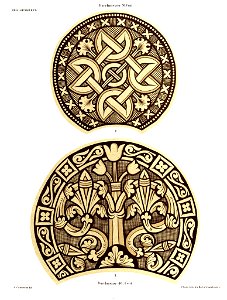 Heiligenkreuz Kreuzgang Glasfenster Rund mit Ausschnitt Ia