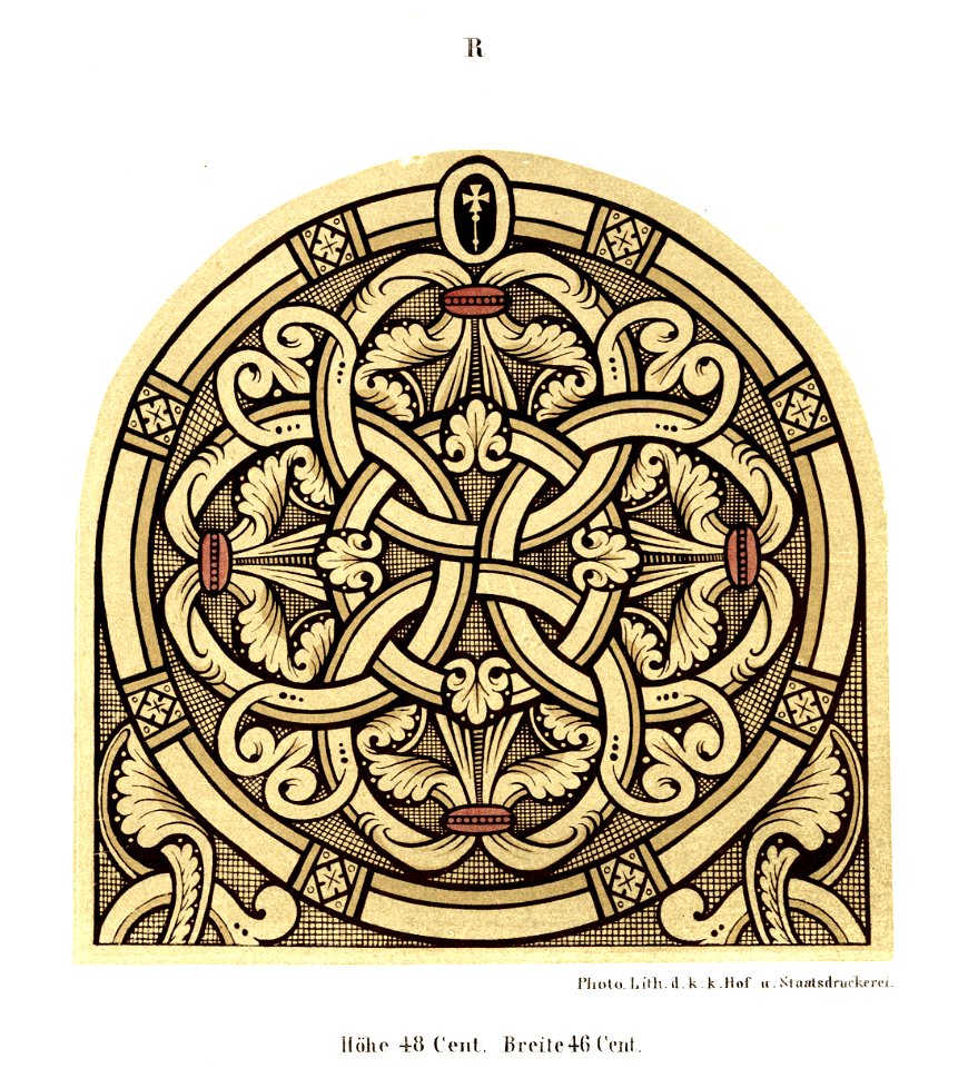 Heiligenkreuz Kreuzgang Glasfenster R