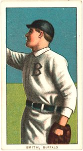 Heinie Smith, Buffalo Team, baseball card portrait LCCN2008676927
