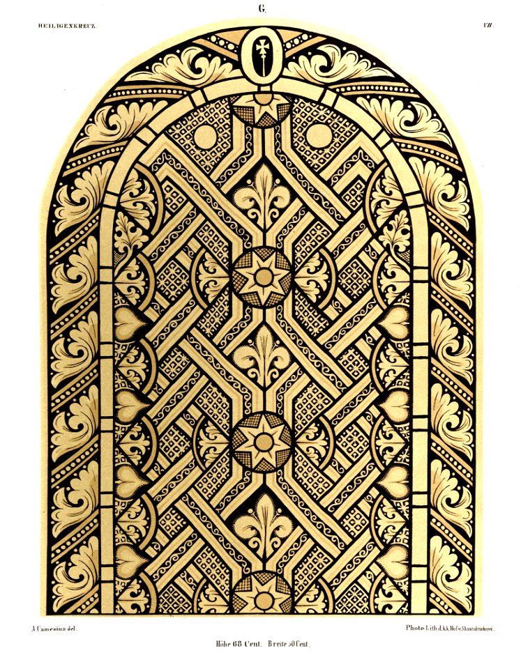 Heiligenkreuz Kreuzgang Glasfenster G