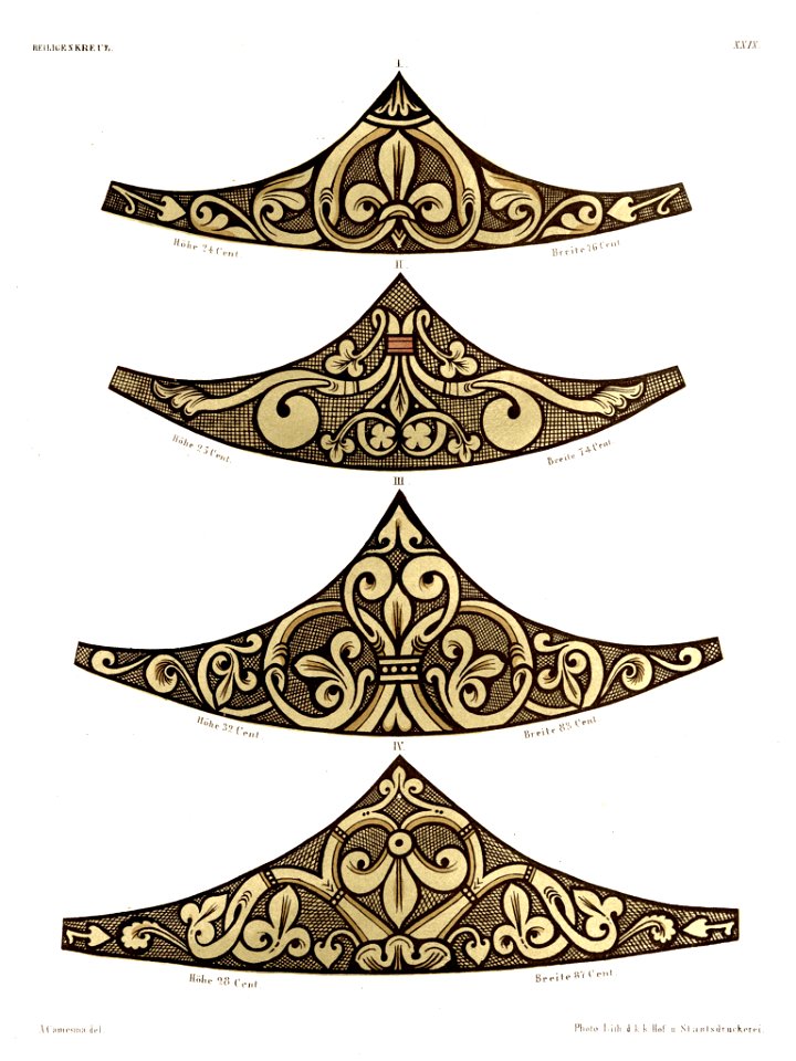 Heiligenkreuz Kreuzgang Glasfenster Rund mit Ausschnitt Tafel XXIX