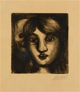 Heinrich Hoerle Der Tod und das Mädchen c1919