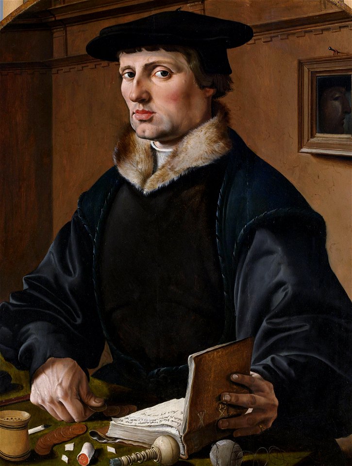 Portretten van een echtpaar, mogelijk Pieter Gerritsz Bicker en Anna Codde Rijksmuseum SK-A-3518FXD