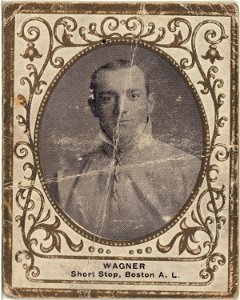 Heinie Wagner, Boston Red Sox, baseball card portrait LCCN2007683785