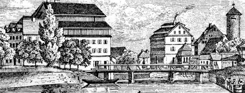 Heilbronn Papiermuehlen Rauch und Schaeuffelen 1835