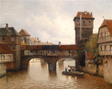 Heinrich Deiters Henkersteg in Nürnberg 1901