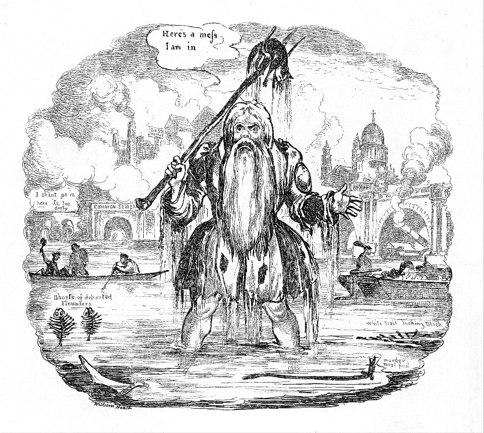 Heath, William - songsheet - The lamentation of Old Father Thames - Google Art Project