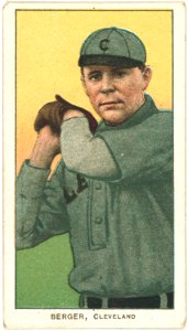 Heinie Berger, Cleveland Naps, baseball card portrait LCCN2008676554