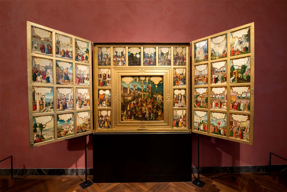Heinrich Füllmaurer (und Werkstatt), , Kunsthistorisches Museum Wien, Gemäldegalerie - Mömpelgarder Altar - GG 870 - Kunsthistorisches Museum
