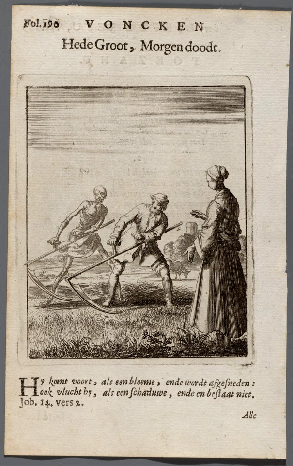 Hede groot, morgen doodt, objectnr A 19094
