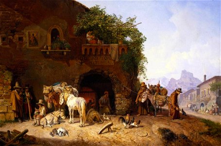 Heinrich Bürkel (1802-69) - Belgiano Veterinaio - RCIN 407557 - Royal Collection