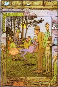 Heinrich Vogeler - Illustration Die Geschenke des kleinen Volkes