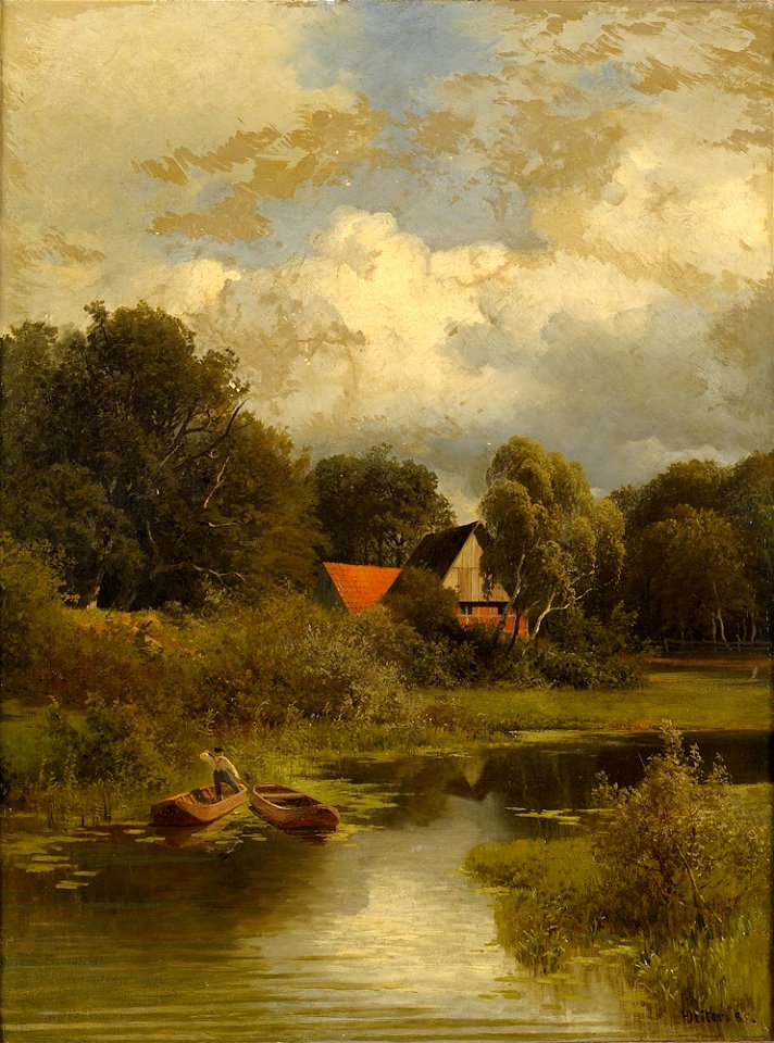 Heinrich Deiters Der Waldsee