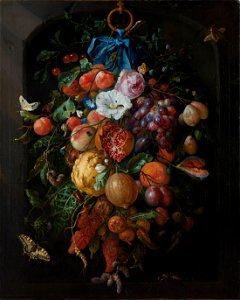 Festoen van vruchten en bloemen Rijksmuseum SK-A-138