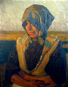 Heinrich Hellhoff Bauersfrau 1913