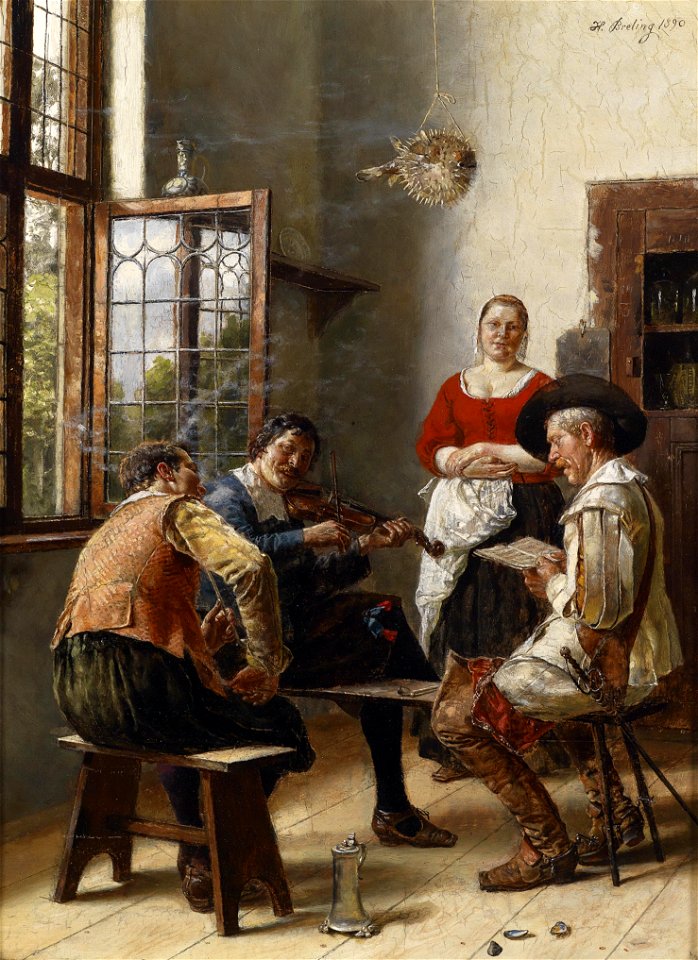 Heinrich Breling Musikalische Unterhaltung 1890
