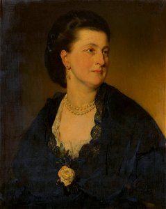 Heinrich von Angeli (1840-1925) - Eliza, Viscountess Clifden (1833-1896) - RCIN 404583 - Royal Collection
