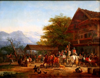 Heinrich Bürkel - Tiroler Kirmes