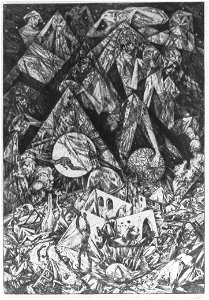 Heinrich Vogeler Die Ausgießung der sieben Schalen des Zorns 1918