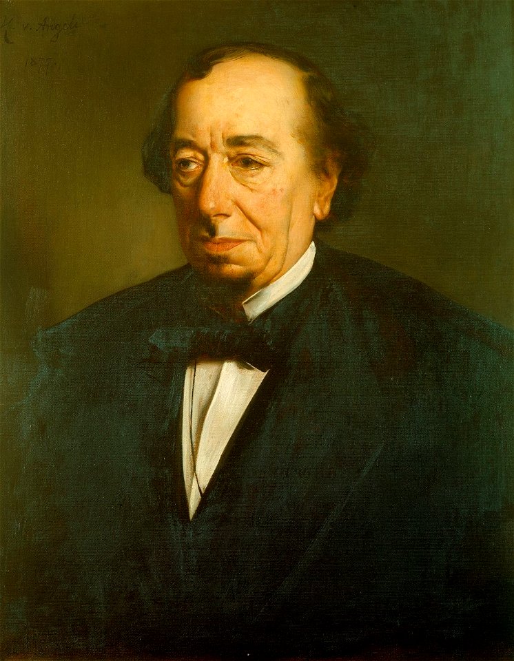 Heinrich von Angeli (1840-1925) - Benjamin Disraeli, 1st Earl of Beaconsfield (1804-81) - RCIN 404832 - Royal Collection