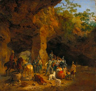 Heinrich Bürkel - Gefangennahme italienischer Briganten - 8871 - Bavarian State Painting Collections