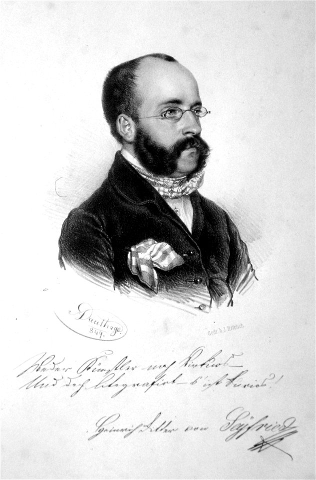 Heinrich von Seyfried Litho