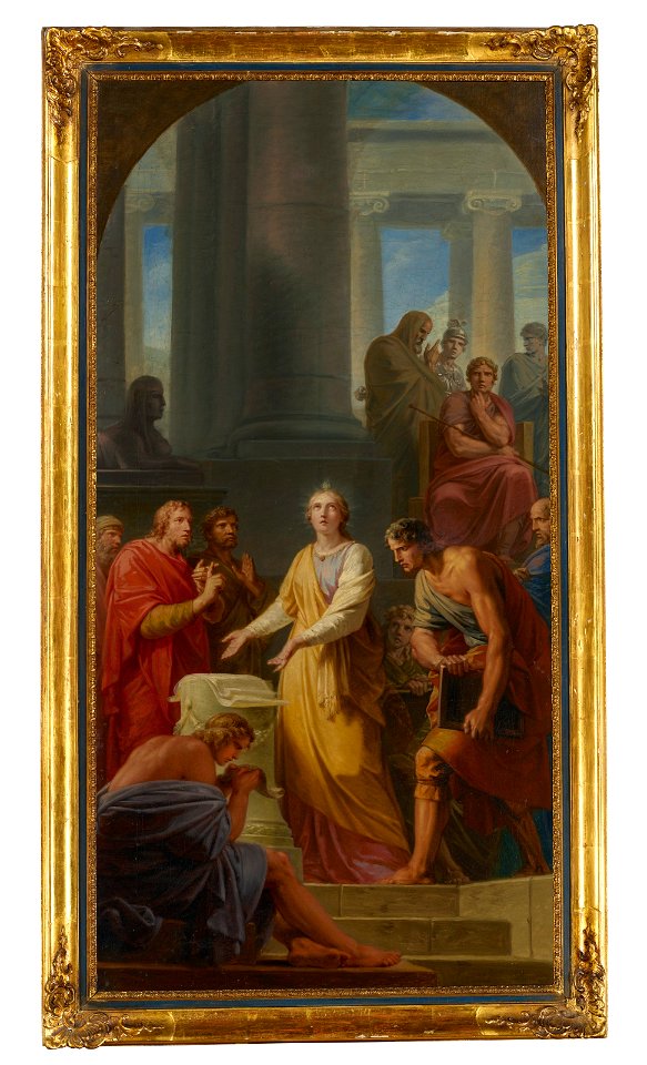 Heinrich friedrich fuger saint catherine arguing against pagan philoso105015)
