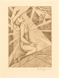 Heinrich Vogeler - Vision. Heliogravüre