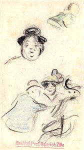 Heinrich Zille Figurenstudien