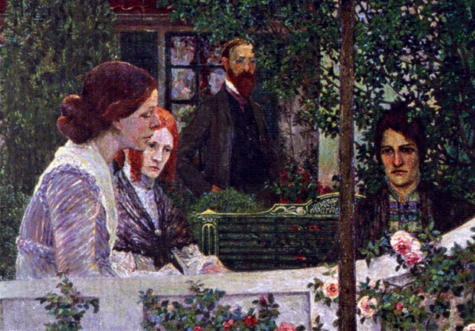 Heinrich Vogeler Sommerabend detail01