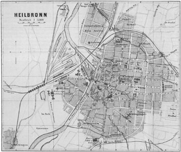 Heilbronn Stadtplan 1903