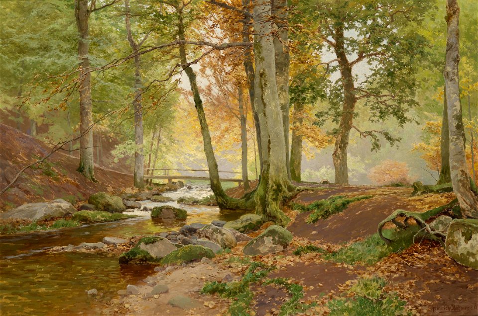 Heinrich Böhmer Waldlandschaft