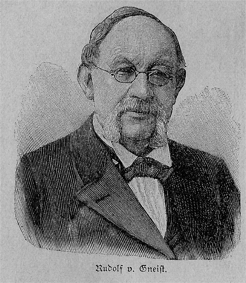 Heinrich Rudolf Hermann Friedrich von Gneist. Free illustration for personal and commercial use.
