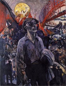 Heinrich Vogeler ~ Hamburger Werftarbeiter - 1928