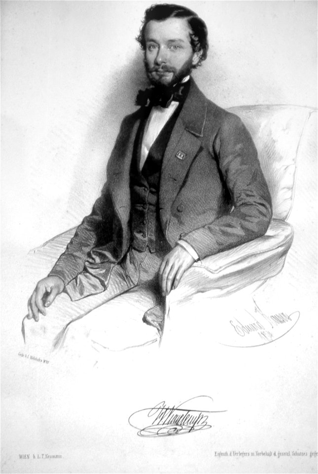 Heinrich Vieuxtemps Litho